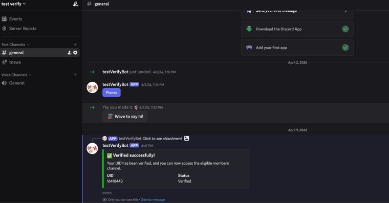 Discord Partner Bot verification flow